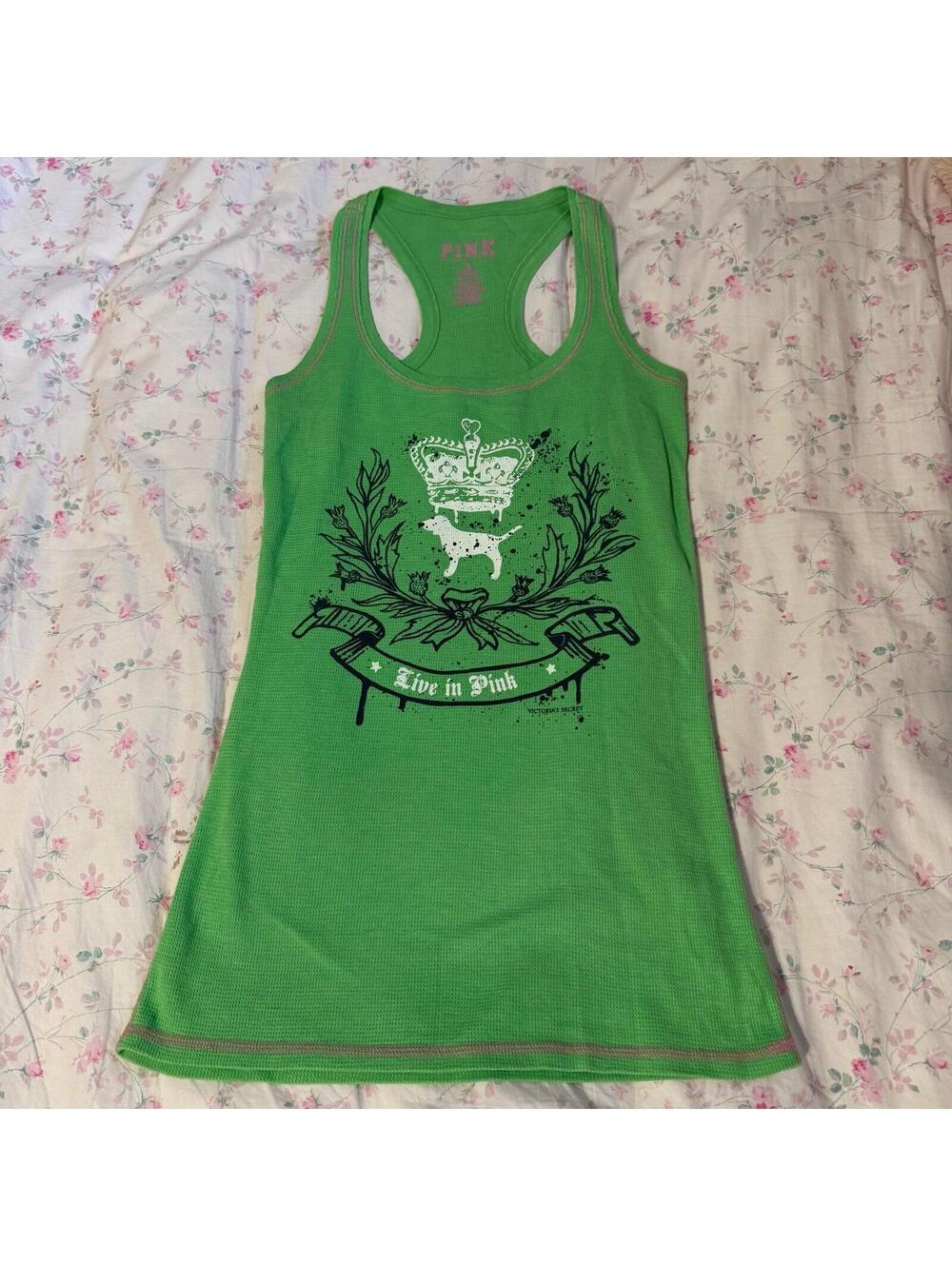 Y2K PINK Victoria’s Secret Tank Top